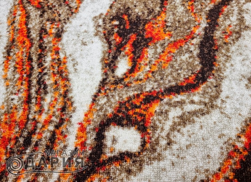 Мокетен килим ERIKA 8033 beige/orange